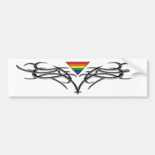 Autocollant De Voiture Tribal d'arc-en-ciel