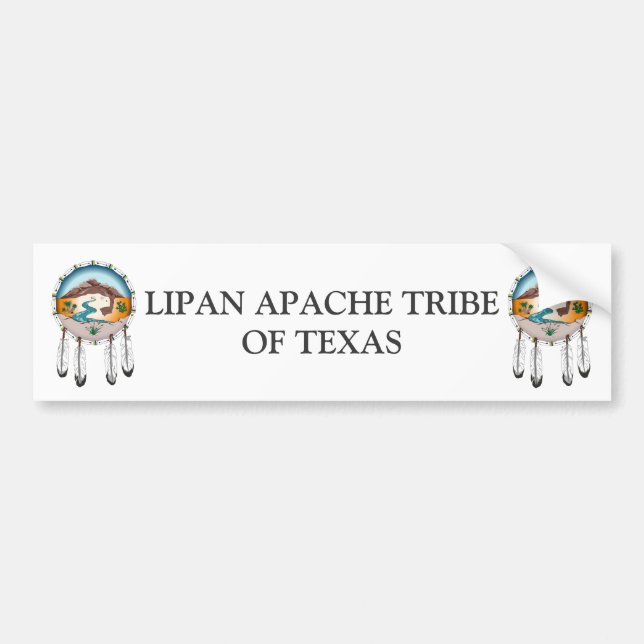 Autocollant De Voiture Tribu de Lipan Apache d'adhésif pour pare-chocs du (Devant)