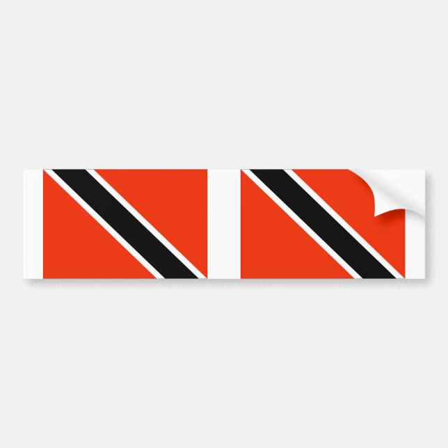 Autocollant De Voiture Trinité-et-Tobago (Devant)