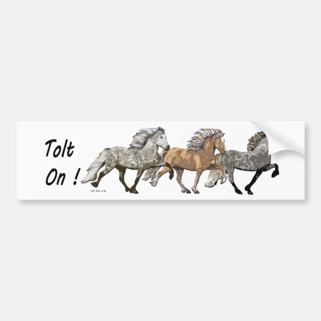 Autocollant De Voiture Trio en Tolt (Devant)