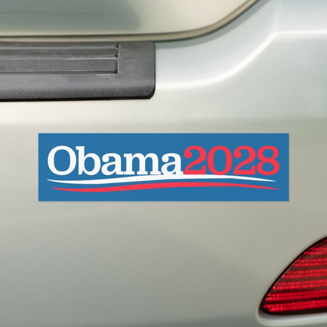 Autocollant De Voiture Troisième mandat Obama 2028 (En voiture)