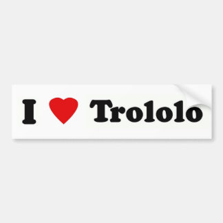 Autocollant De Voiture Trololo du coeur I
