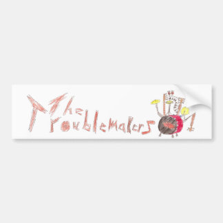 Autocollant De Voiture Troublmakers-l-pare-chocs-autocollant