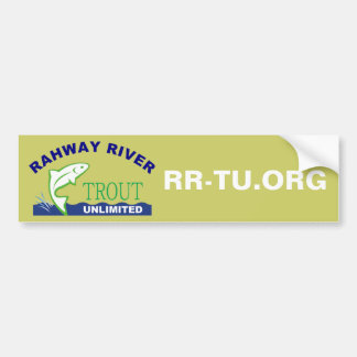 Autocollant De Voiture Truite de rivière de Rahway illimitée