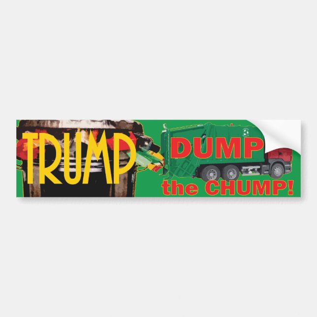 AUTOCOLLANT DE VOITURE TRUMP (Devant)