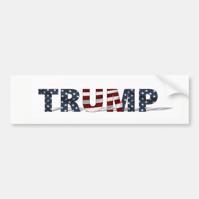 Autocollant De Voiture Trump (Devant)