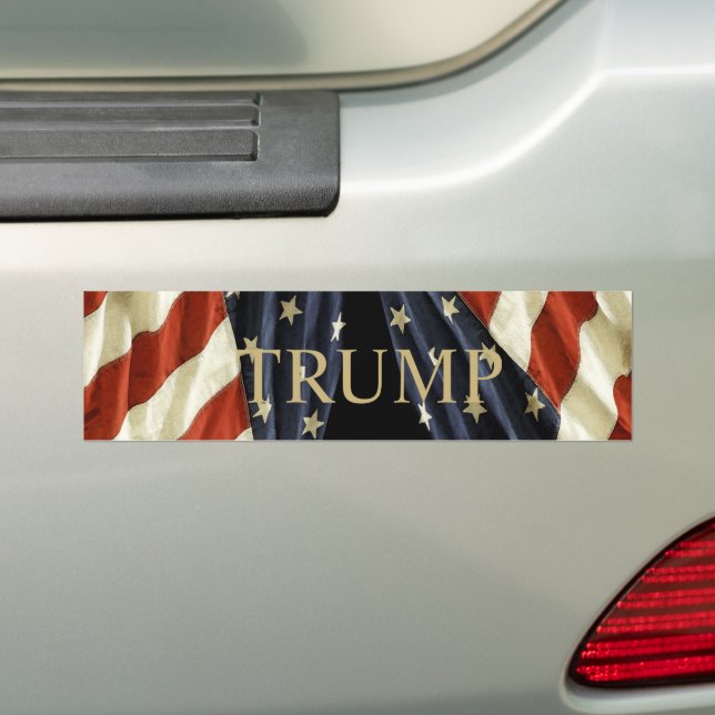 AUTOCOLLANT DE VOITURE TRUMP (En voiture)