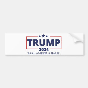 Autocollant De Voiture Trump 2024