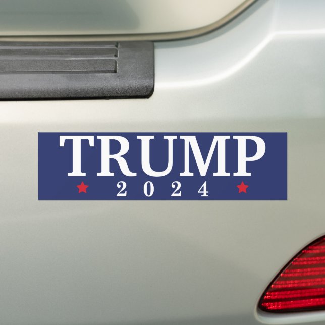 Autocollant De Voiture Trump 2024 (En voiture)