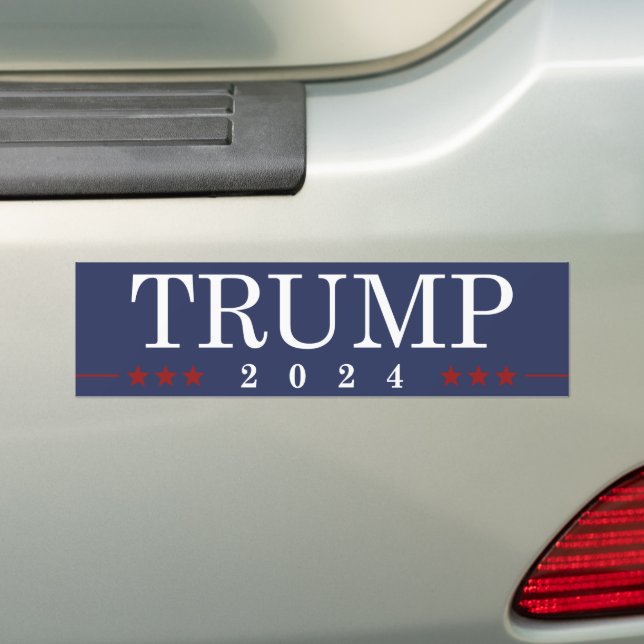 Autocollant De Voiture Trump 2024 (En voiture)