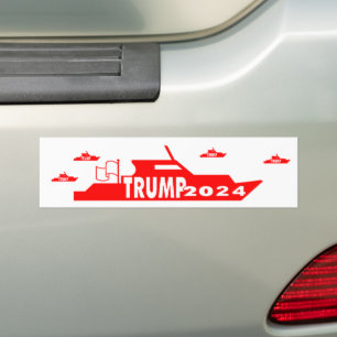 Autocollant De Voiture TRUMP 2024 Boat