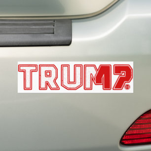 AUTOCOLLANT DE VOITURE TRUMP 47 TRUMP VANCE 2024