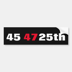 Autocollant De Voiture Trump a fait son temps amendement 25 temps fou per
