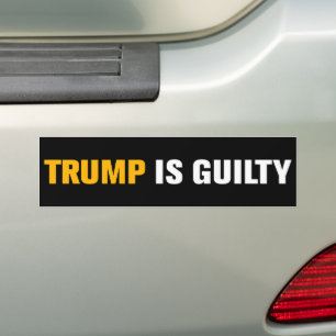 Autocollant De Voiture Trump est condamné à une peine d'emprisonnement co