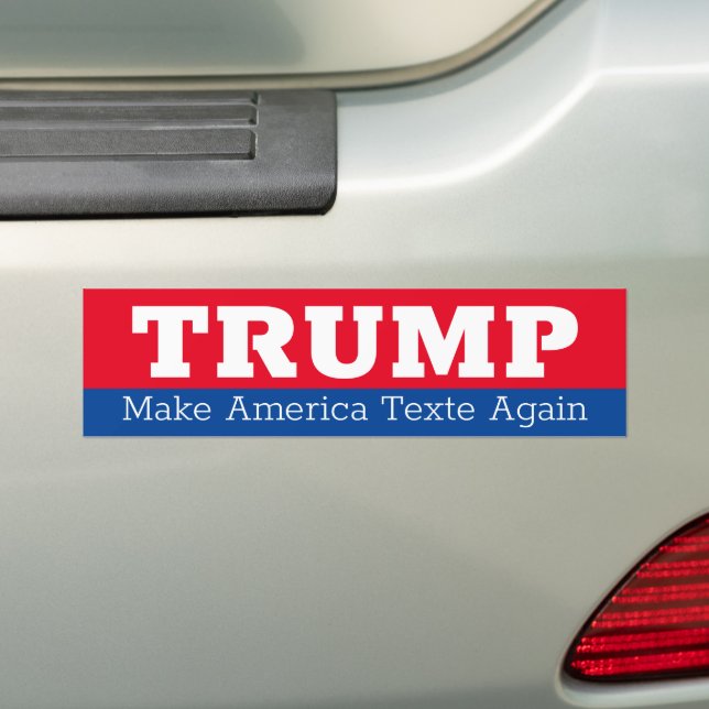 Autocollant De Voiture Trump fait à l'Amérique une nouvelle fois texte (En voiture)