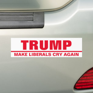 Autocollant De Voiture Trump fait pleurer à nouveau les libéraux aux élec
