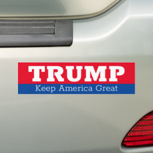 Autocollant De Voiture Trump garde l'Amérique grande