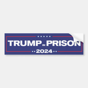 Autocollant De Voiture TRUMP in Prison 2024