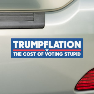 Autocollant De Voiture Trump : Le Coût Du Vote Anti-Trump Stupide