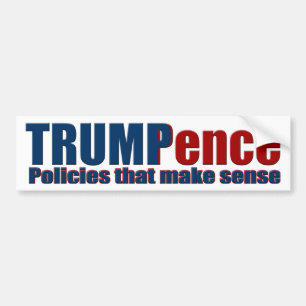 Autocollant De Voiture Trump les politiques de penny qui se comprennent