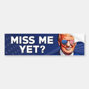 Autocollant De Voiture Trump me manque encore, Pro Trump 2024 anti Biden