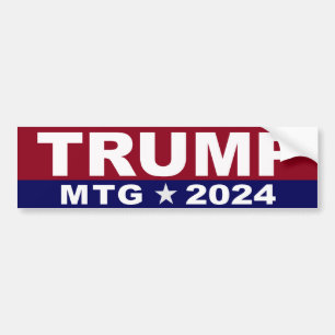 Autocollant De Voiture Trump MTG Marjorie Taylor Greene 2024
