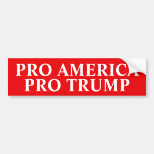 AUTOCOLLANT DE VOITURE TRUMP PRO AMÉRIQUE SOUTIEN TRUMP