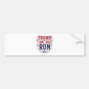 Autocollant De Voiture Trump Run Spot Run Funny Election Debate