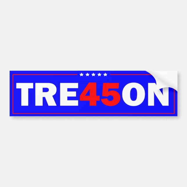 Autocollant De Voiture Trump Tre45on Bumper Sticker (Devant)