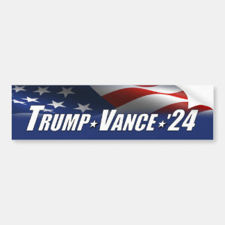 Autocollant De Voiture Trump Vance 2024