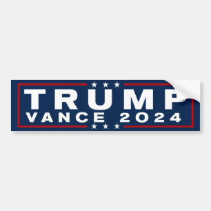 Autocollant De Voiture Trump Vance 2024