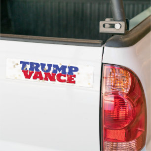 Autocollant De Voiture TRUMP & VANCE Élection 2024