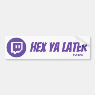 Autocollant De Voiture Twitch Tag