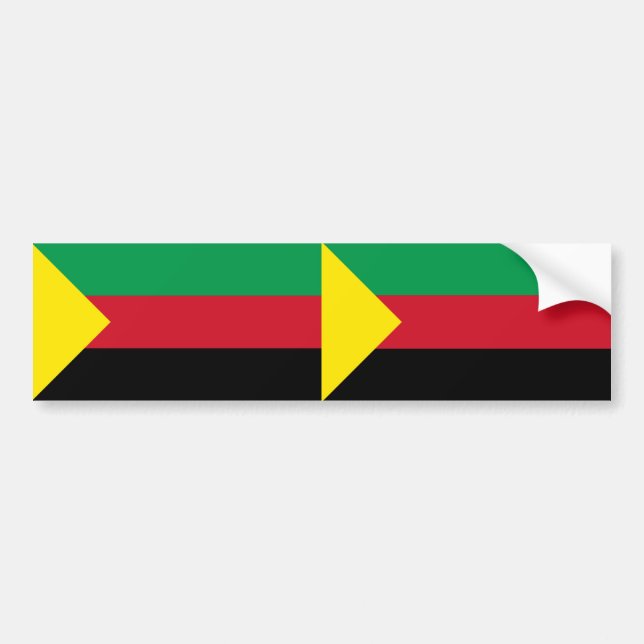 Autocollant De Voiture TWO Azawad Flag (Devant)