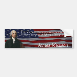 Autocollant De Voiture Tyrannie de James Madison