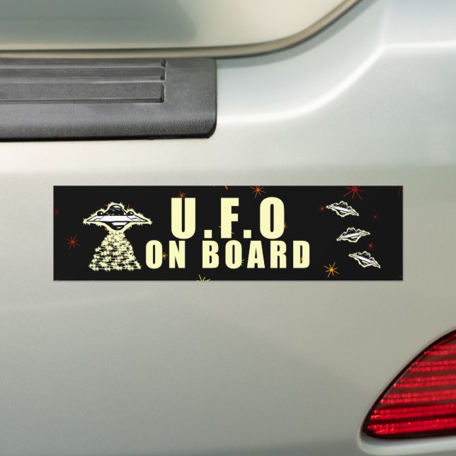 Autocollant De Voiture U.F.O On Board (En voiture)