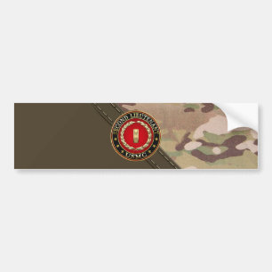 Autocollant De Voiture U.S. Marines: second lieutenant (USMC 2ndLt) [3D]