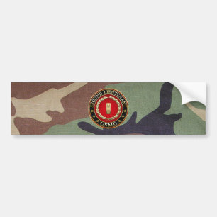 Autocollant De Voiture U.S. Marines: second lieutenant (USMC 2ndLt) [3D]