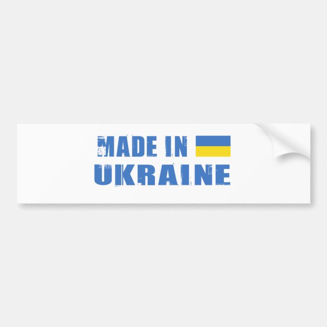 AUTOCOLLANT DE VOITURE UKRAINE (Devant)