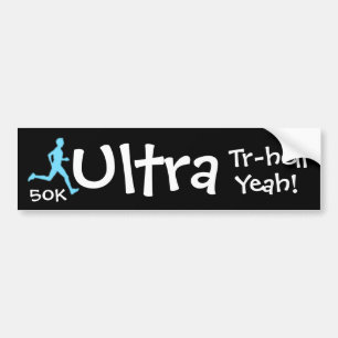 Autocollant De Voiture Ultra adhésif pour pare-chocs 50K de marathon de
