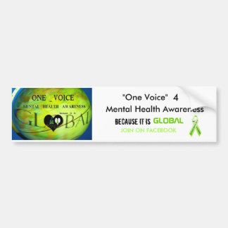 Autocollant De Voiture "Un adhésif pour pare-chocs de voix…