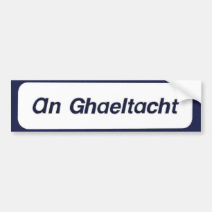 Autocollant De Voiture Un Ghaeltacht