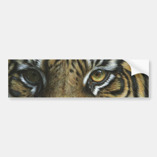 Autocollant De Voiture Un visage de tigre
