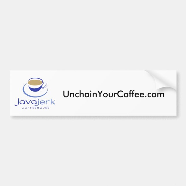 Autocollant De Voiture UnchainYourCoffee.com (Devant)