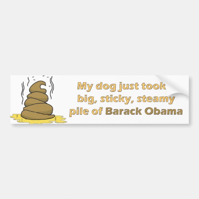 Autocollant De Voiture Une pile de Barack (Devant)
