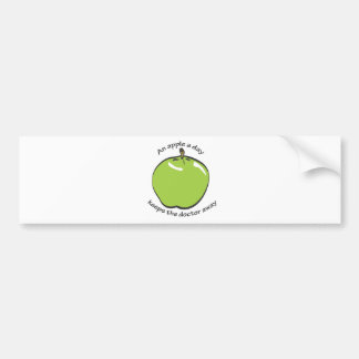 Autocollant De Voiture Une pomme par jour…
