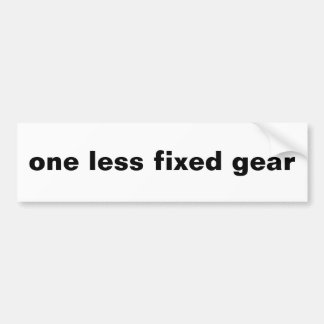 Autocollant De Voiture une vitesse moins fixe