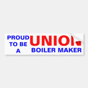 AUTOCOLLANT DE VOITURE UNION BOILER MAKER