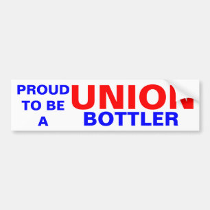 AUTOCOLLANT DE VOITURE UNION BOTTLER