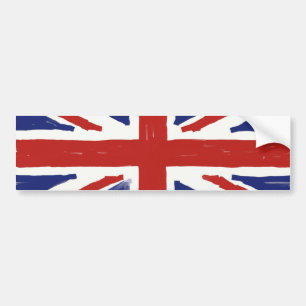 Autocollant De Voiture Union Jack délabré